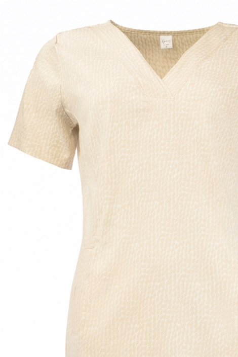 NED simo 1/2 ss beige serenity woven